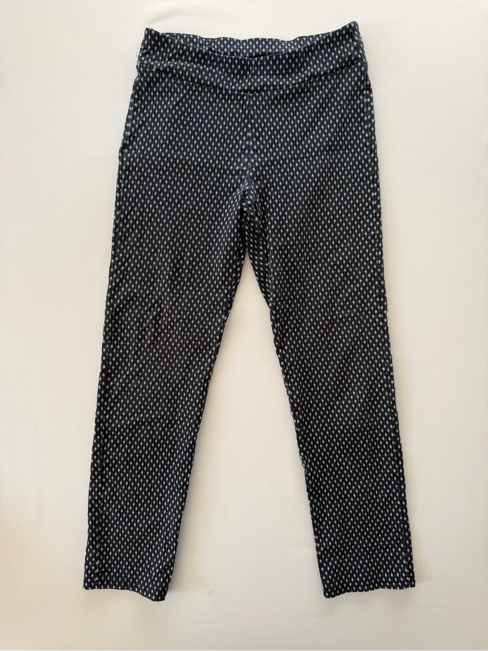 Popana Geometric Print Stretch Pants - Medium